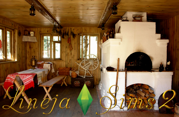 Горница с печкой 02 (A room with a stove 02)