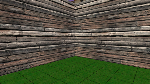 Старые бревенчатые стены (Old log walls)