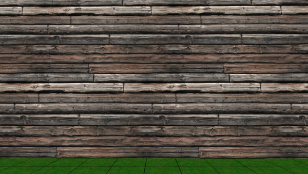 Старые бревенчатые стены (Old log walls)