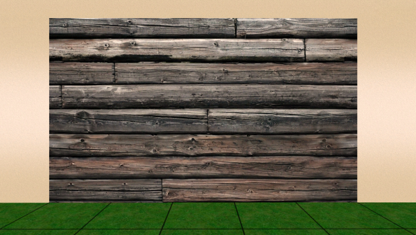 Старые бревенчатые стены (Old log walls)