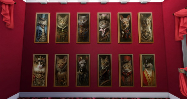 Картина Эрмитажные коты (Hermitage Cats)