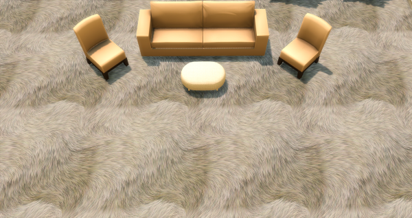 Меховой ковёр №6 (Fur carpet No.6)