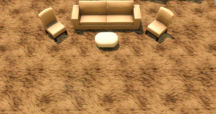 Меховой ковёр №6 (Fur carpet No.6)