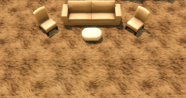 Меховой ковёр №6 (Fur carpet No.6)