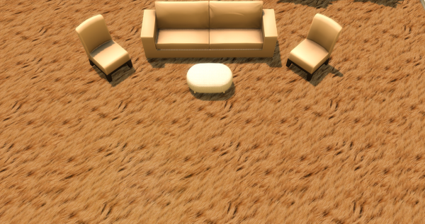 Меховой ковёр №6 (Fur carpet No.6)