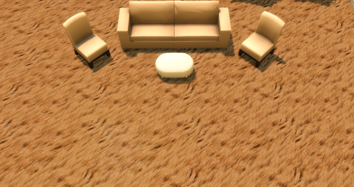 Меховой ковёр №6 (Fur carpet No.6)