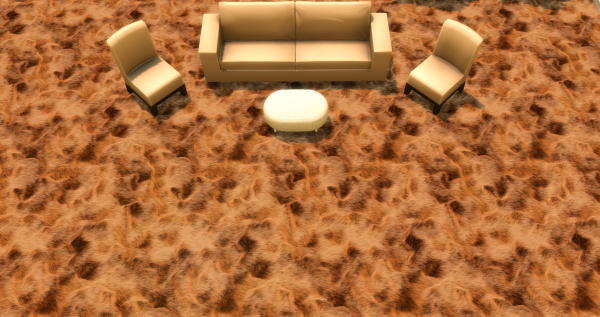 Меховой ковёр №6 (Fur carpet No.6)