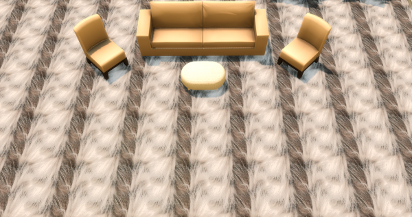 Меховой ковёр №6 (Fur carpet No.6)