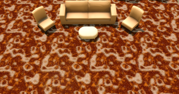 Меховой ковёр №2 (Fur carpet No. 2)