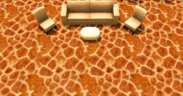 Меховой ковёр №2 (Fur carpet No. 2)