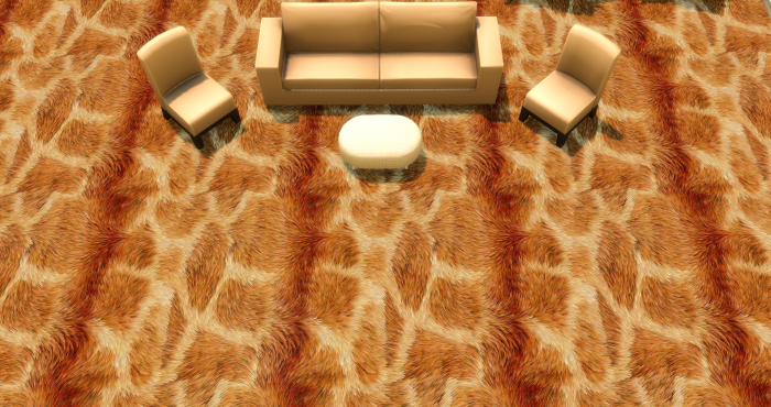 Меховой ковёр №2 (Fur carpet No. 2)