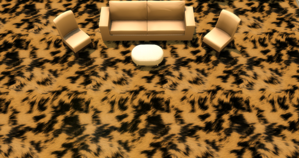 Меховой ковёр №2 (Fur carpet No. 2)