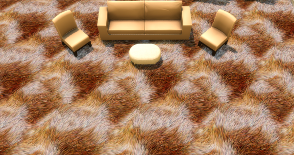 Меховой ковёр №2 (Fur carpet No. 2)