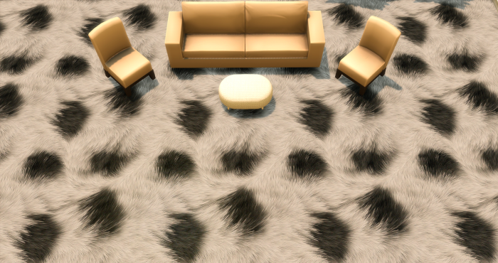 Меховой ковёр №2 (Fur carpet No. 2)