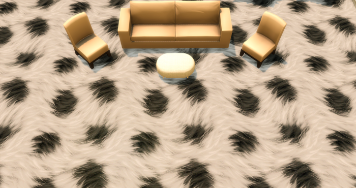 Меховой ковёр №2 (Fur carpet No. 2)