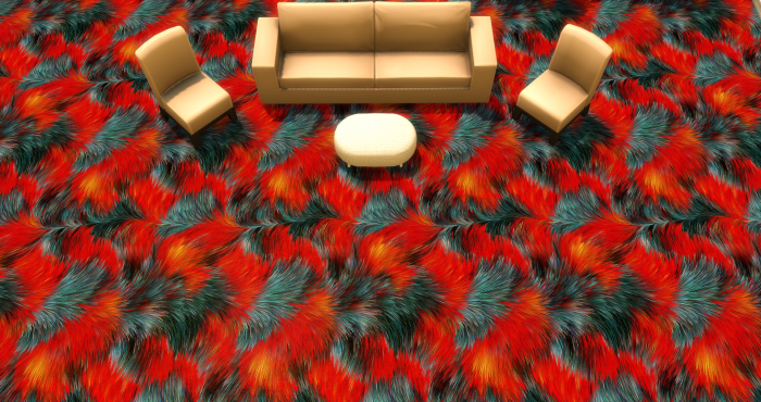 Меховой ковёр №3 (Fur carpet No.3)