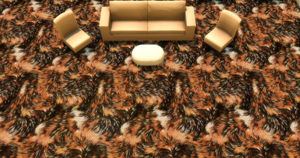 Меховой ковёр №3 (Fur carpet No. 3)