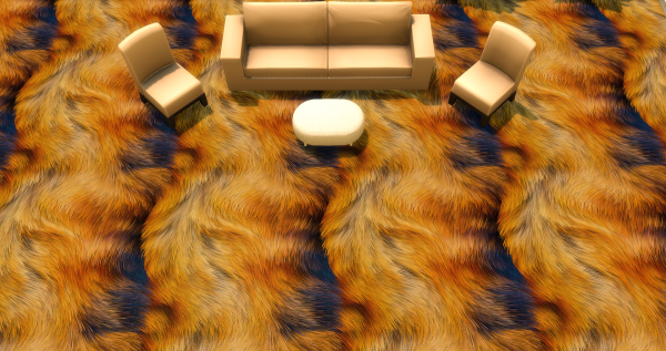 Меховой ковёр №3 (Fur carpet No. 3)