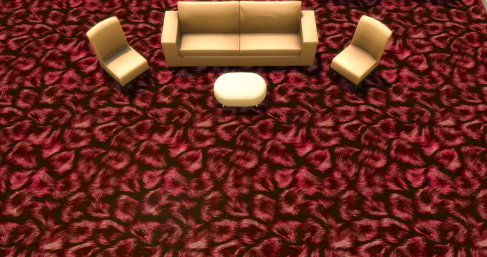 Меховой ковёр №5 (Fur carpet No.5)