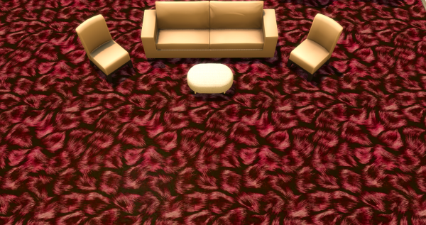 Меховой ковёр №5 (Fur carpet No.5)