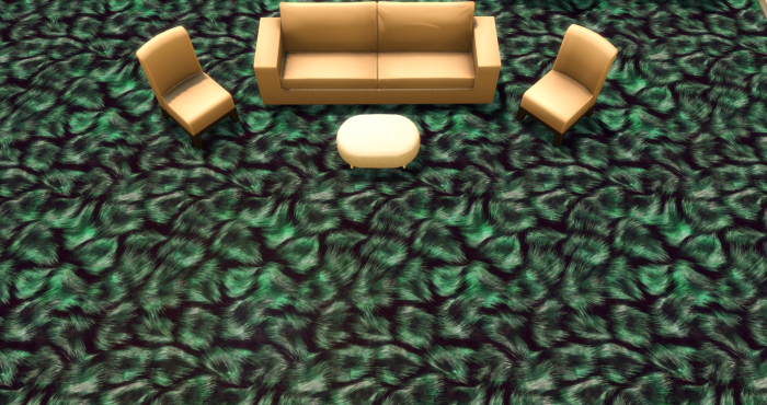 Меховой ковёр №5 (Fur carpet No.5)