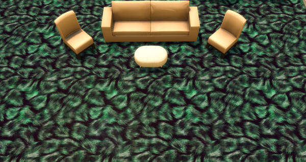 Меховой ковёр №5 (Fur carpet No.5)