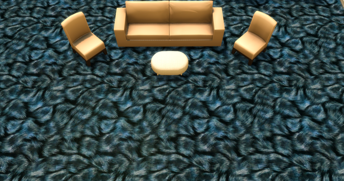 Меховой ковёр №5 (Fur carpet No.5)