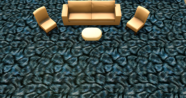 Меховой ковёр №5 (Fur carpet No.5)