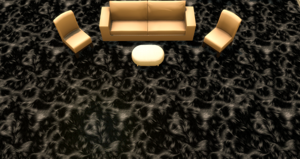 Меховой ковёр №5 (Fur carpet No.5)