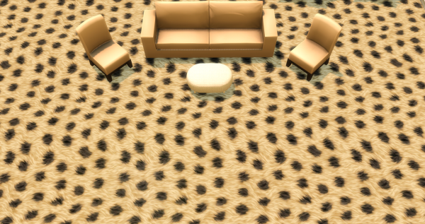 Меховой ковёр №7 (Fur carpet No.7)