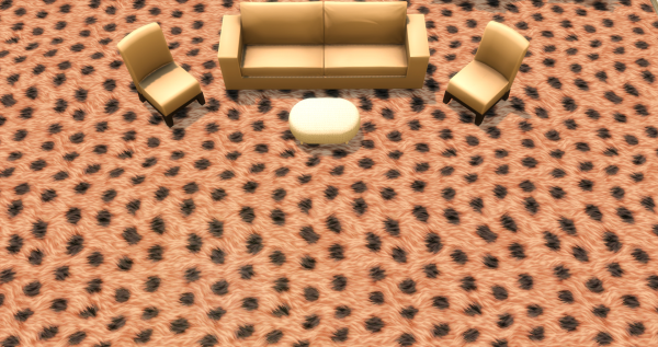 Меховой ковёр №7 (Fur carpet No.7)