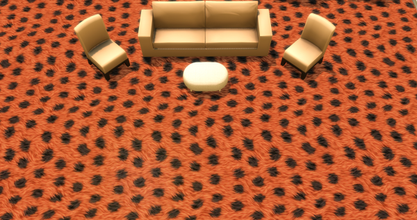 Меховой ковёр №7 (Fur carpet No.7)