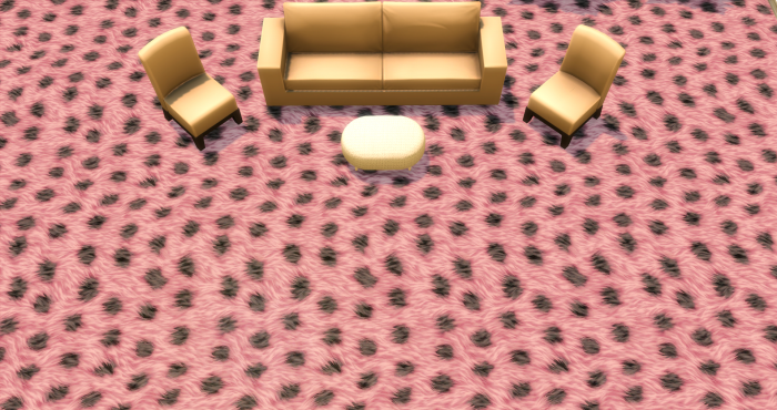 Меховой ковёр №7 (Fur carpet No.7)
