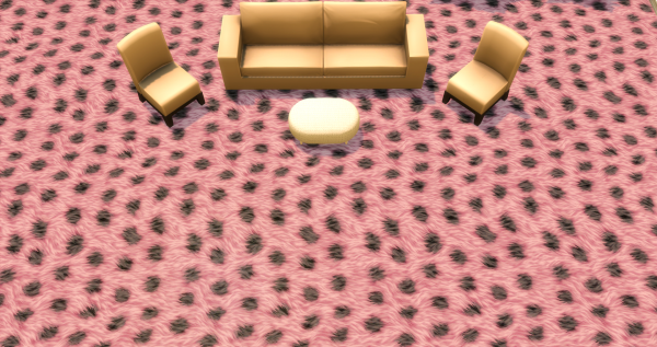 Меховой ковёр №7 (Fur carpet No.7)