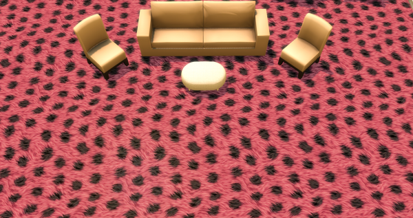 Меховой ковёр №7 (Fur carpet No.7)