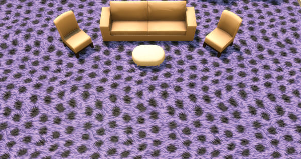 Меховой ковёр №7 (Fur carpet No.7)