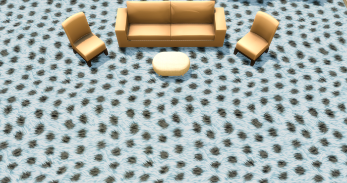 Меховой ковёр №7 (Fur carpet No.7)