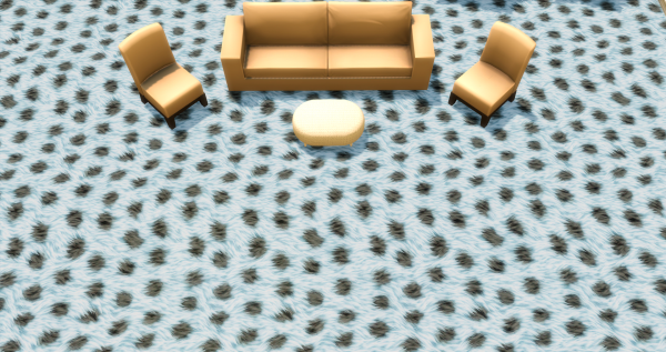 Меховой ковёр №7 (Fur carpet No.7)