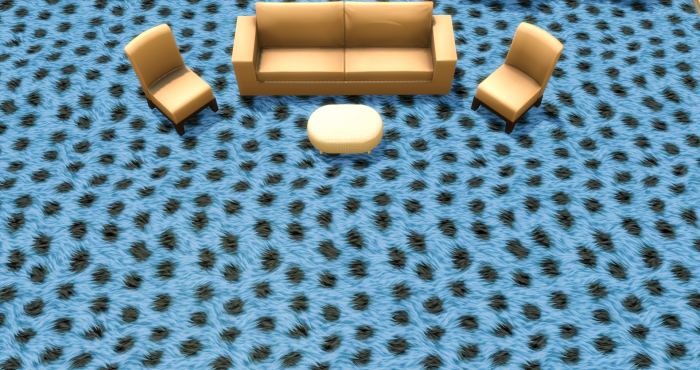 Меховой ковёр №7 (Fur carpet No.7)