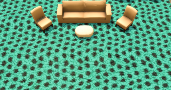 Меховой ковёр №7 (Fur carpet No.7)