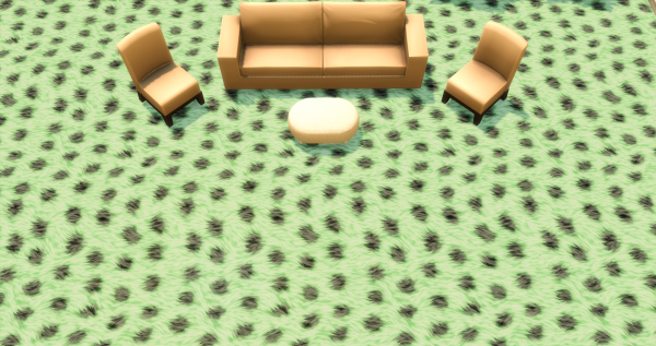 Меховой ковёр №7 (Fur carpet No.7)