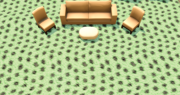 Меховой ковёр №7 (Fur carpet No.7)
