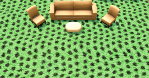 Меховой ковёр №7 (Fur carpet No.7)