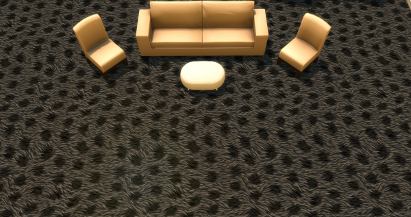 Меховой ковёр №7 (Fur carpet No.7)