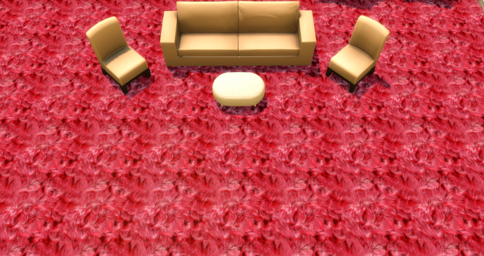 Меховой ковёр №4 (Fur carpet No.4)