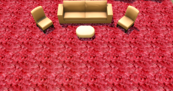 Меховой ковёр №4 (Fur carpet No.4)