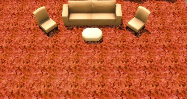 Меховой ковёр №4 (Fur carpet No.4)