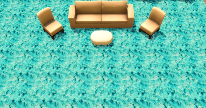 Меховой ковёр №4 (Fur carpet No.4)
