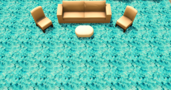 Меховой ковёр №4 (Fur carpet No.4)