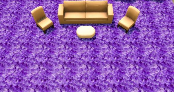 Меховой ковёр №4 (Fur carpet No.4)